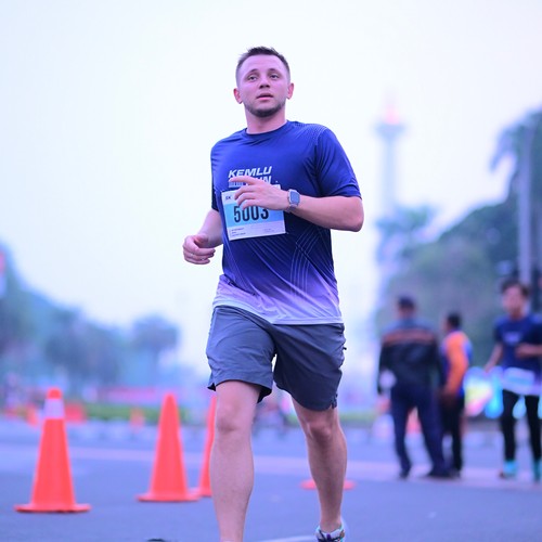 Race photo from KEMLU RUN 2026