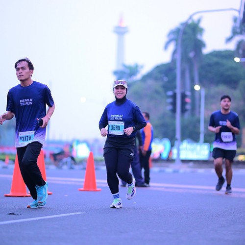 Race photo from KEMLU RUN 2026