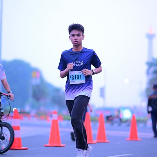 Race photo from KEMLU RUN 2026