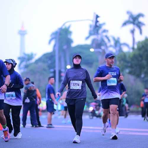 Race photo from KEMLU RUN 2026