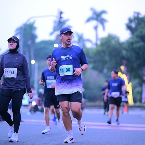 Race photo from KEMLU RUN 2026
