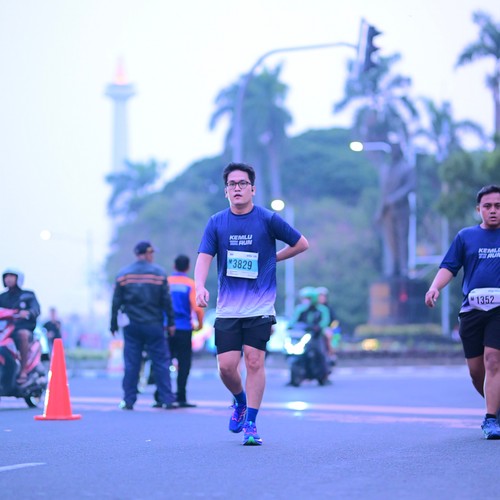 Race photo from KEMLU RUN 2026