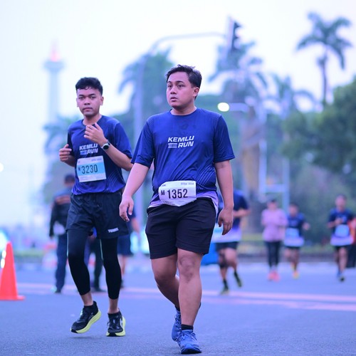 Race photo from KEMLU RUN 2026