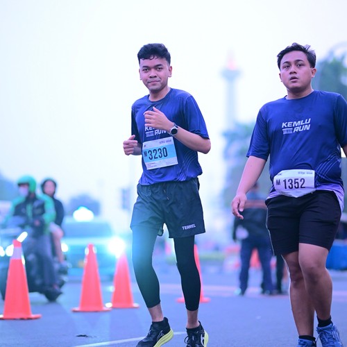 Race photo from KEMLU RUN 2026