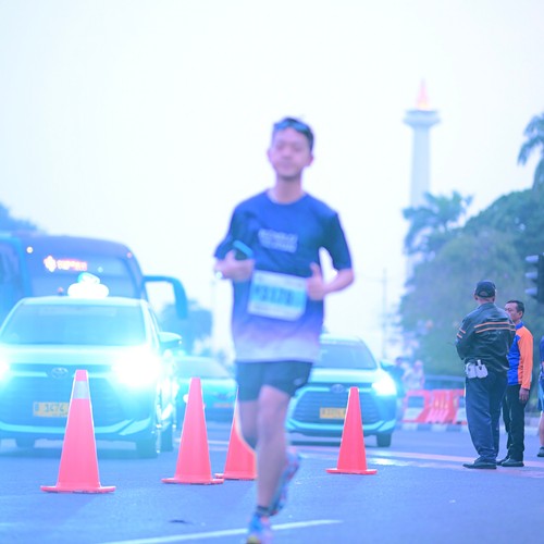 Race photo from KEMLU RUN 2026