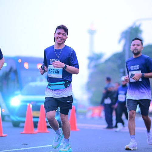 Race photo from KEMLU RUN 2026
