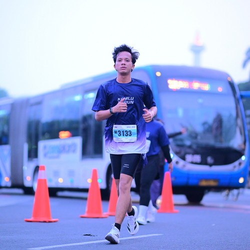 Race photo from KEMLU RUN 2026