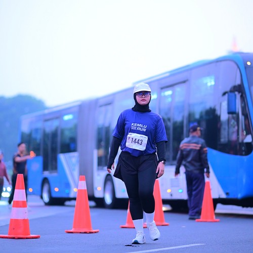 Race photo from KEMLU RUN 2026