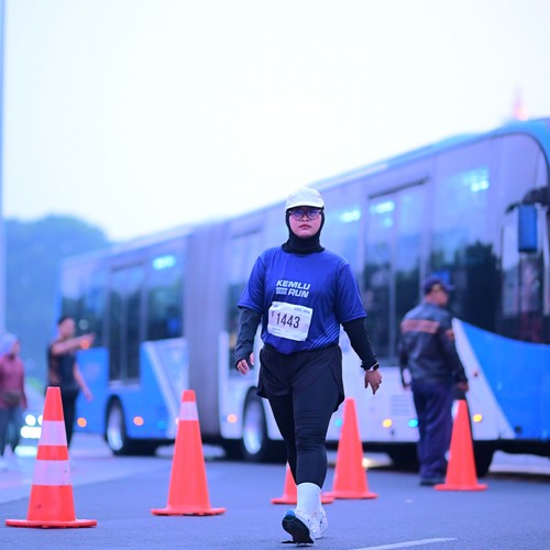 Race photo from KEMLU RUN 2026