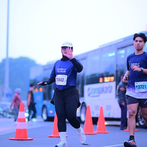 Race photo from KEMLU RUN 2026