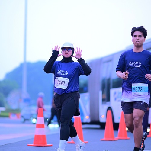 Race photo from KEMLU RUN 2026