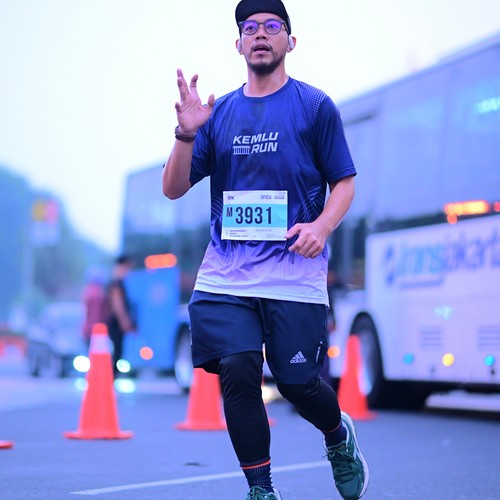 Race photo from KEMLU RUN 2026