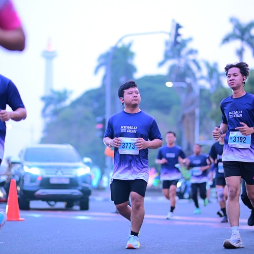 Race photo from KEMLU RUN 2026