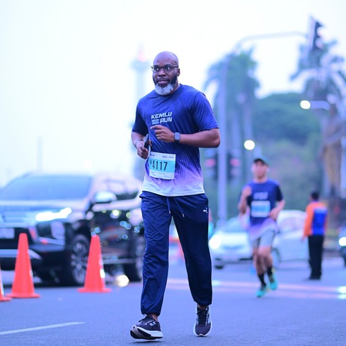 Race photo from KEMLU RUN 2026
