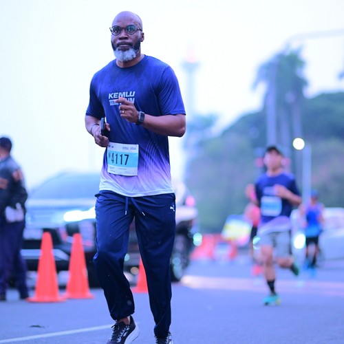Race photo from KEMLU RUN 2026