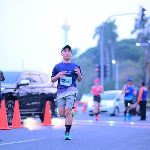 Race photo from KEMLU RUN 2026