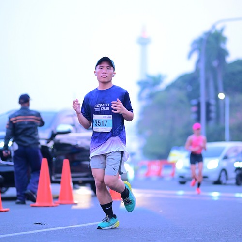 Race photo from KEMLU RUN 2026