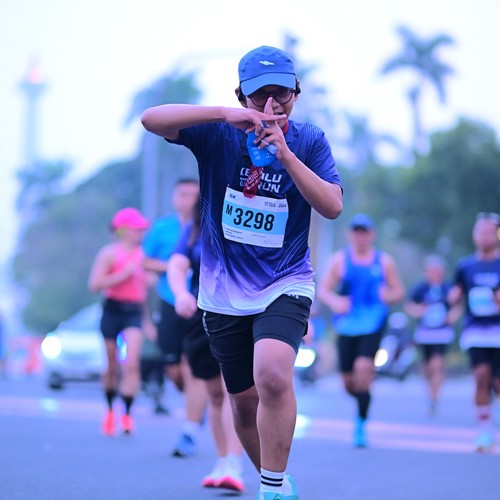 Race photo from KEMLU RUN 2026