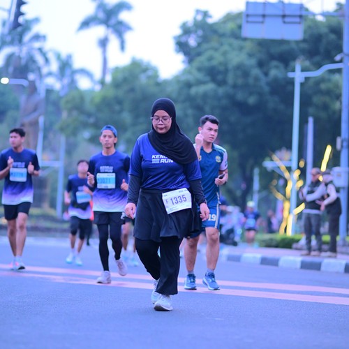 Race photo from KEMLU RUN 2026