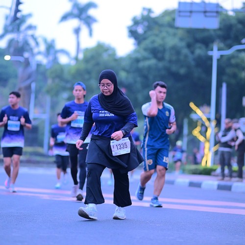 Race photo from KEMLU RUN 2026