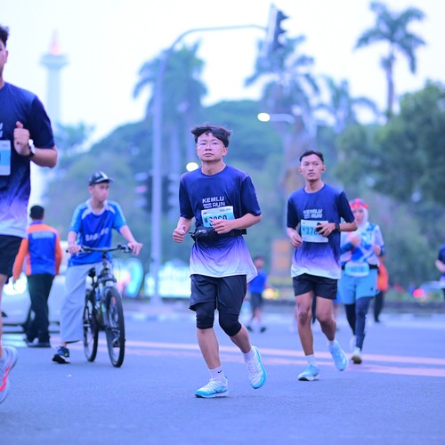 Race photo from KEMLU RUN 2026