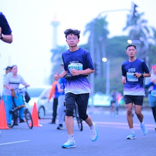 Race photo from KEMLU RUN 2026