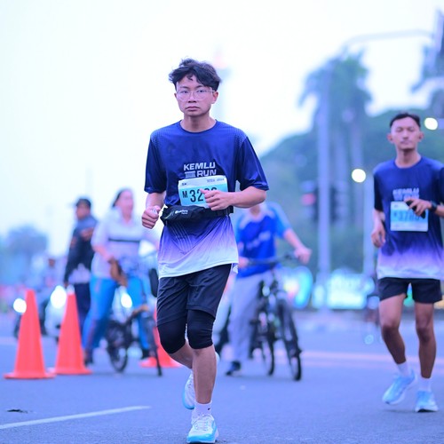 Race photo from KEMLU RUN 2026