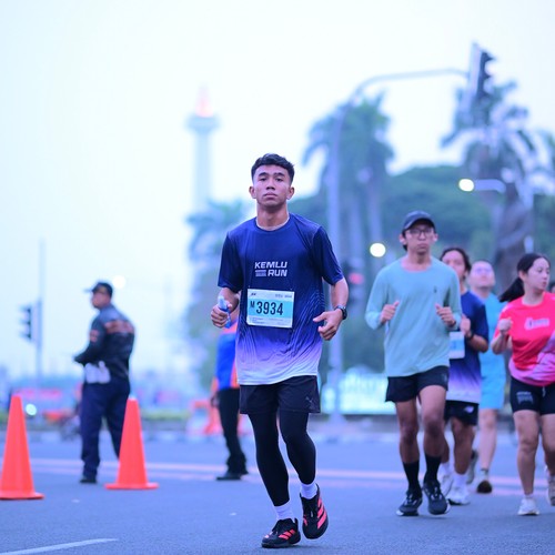 Race photo from KEMLU RUN 2026