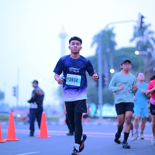 Race photo from KEMLU RUN 2026