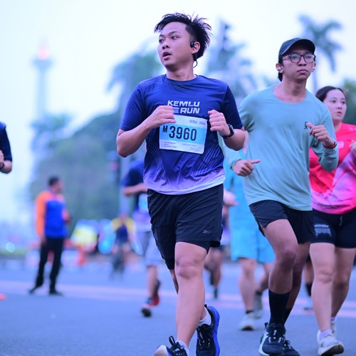Race photo from KEMLU RUN 2026