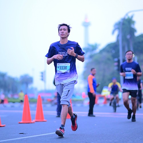 Race photo from KEMLU RUN 2026