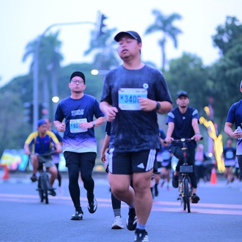 Race photo from KEMLU RUN 2026