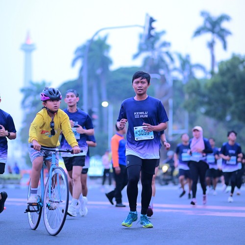 Race photo from KEMLU RUN 2026
