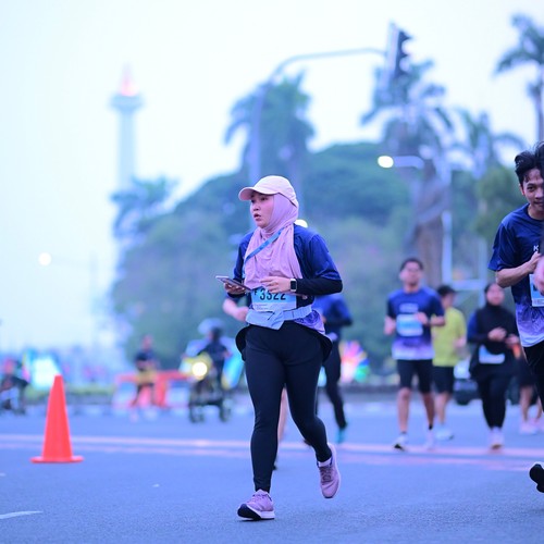 Race photo from KEMLU RUN 2026