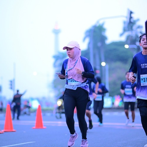 Race photo from KEMLU RUN 2026