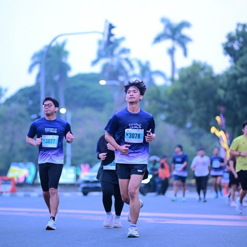 Race photo from KEMLU RUN 2026