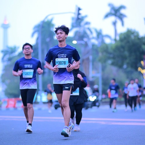 Race photo from KEMLU RUN 2026