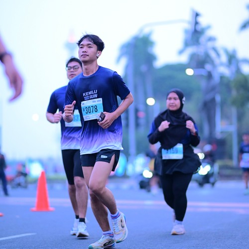 Race photo from KEMLU RUN 2026