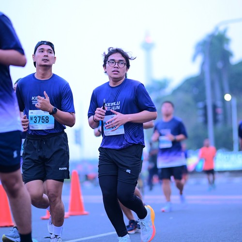Race photo from KEMLU RUN 2026