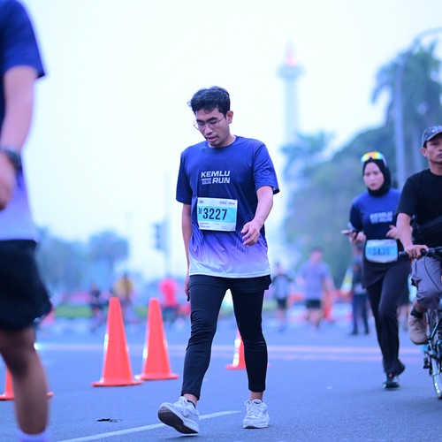 Race photo from KEMLU RUN 2026