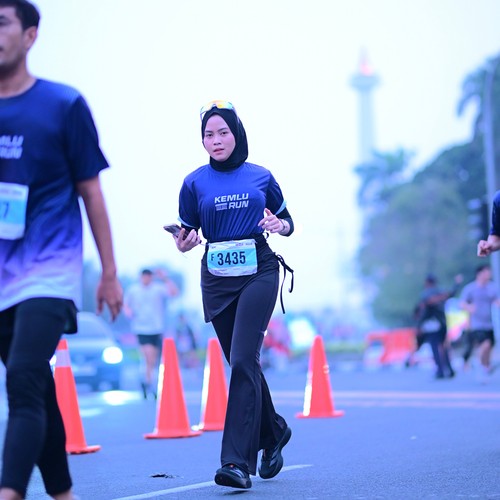 Race photo from KEMLU RUN 2026