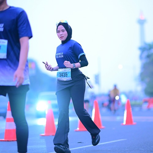 Race photo from KEMLU RUN 2026