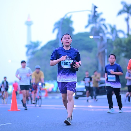 Race photo from KEMLU RUN 2026