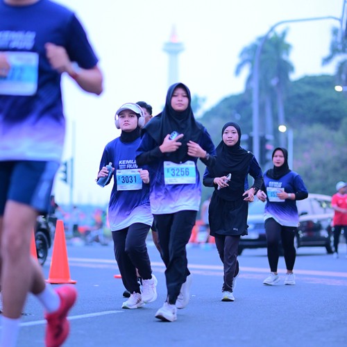 Race photo from KEMLU RUN 2026