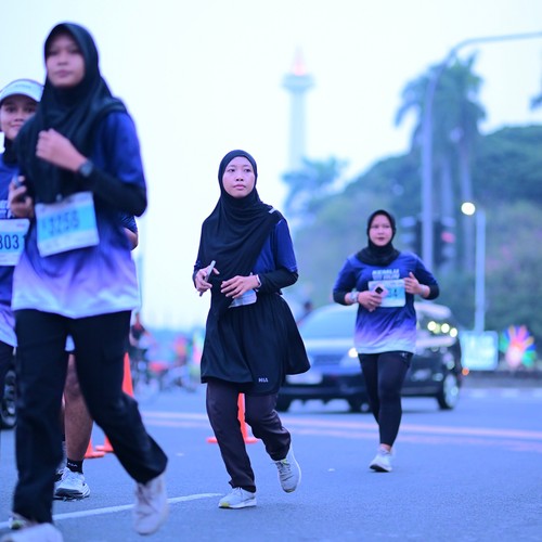 Race photo from KEMLU RUN 2026