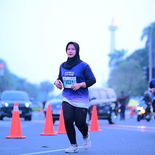 Race photo from KEMLU RUN 2026