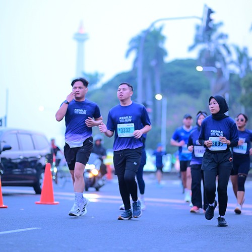 Race photo from KEMLU RUN 2026