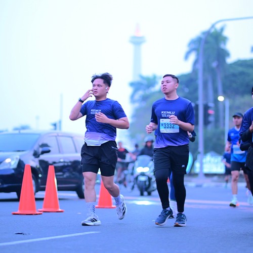 Race photo from KEMLU RUN 2026