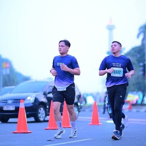 Race photo from KEMLU RUN 2026