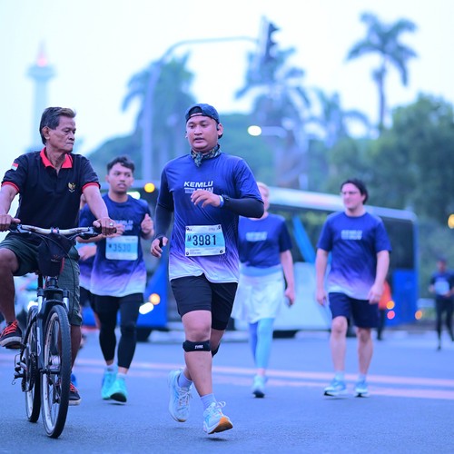 Race photo from KEMLU RUN 2026